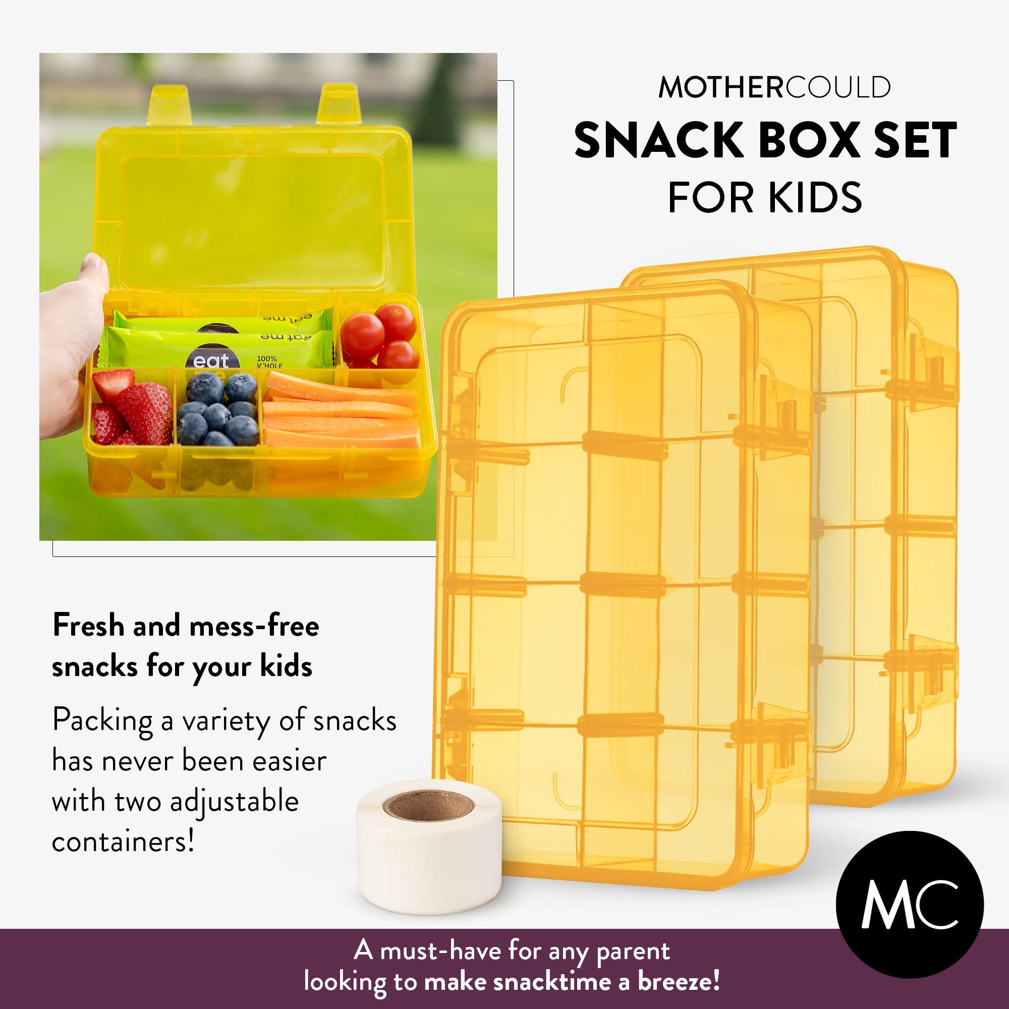 Snack Box Set for Kids (Set of 2)