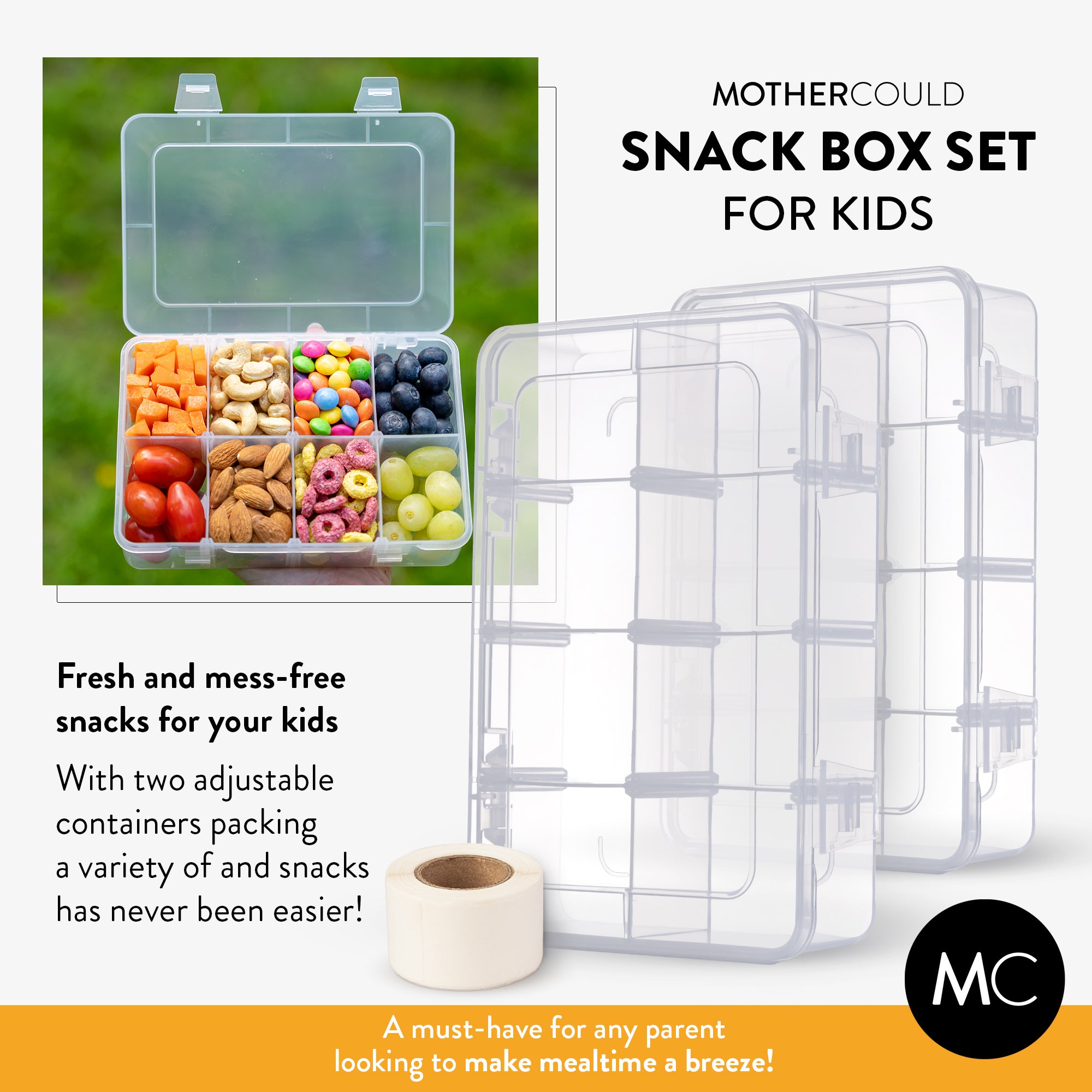 Snack Box Set for Kids (Set of 2)
