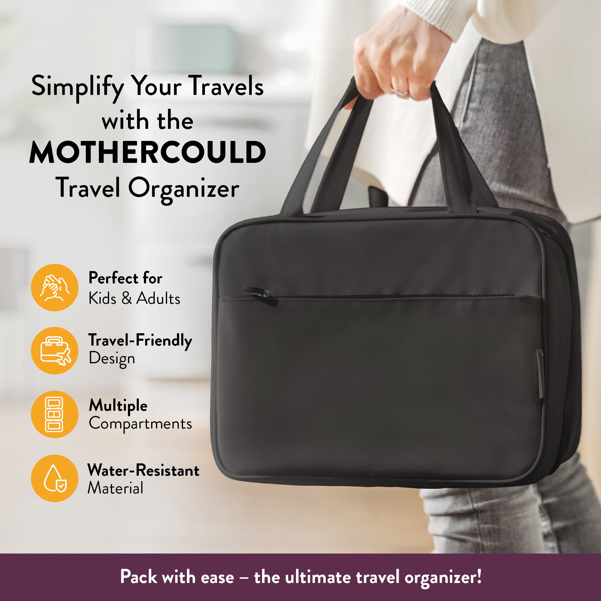 Large Kids Travel Organizer