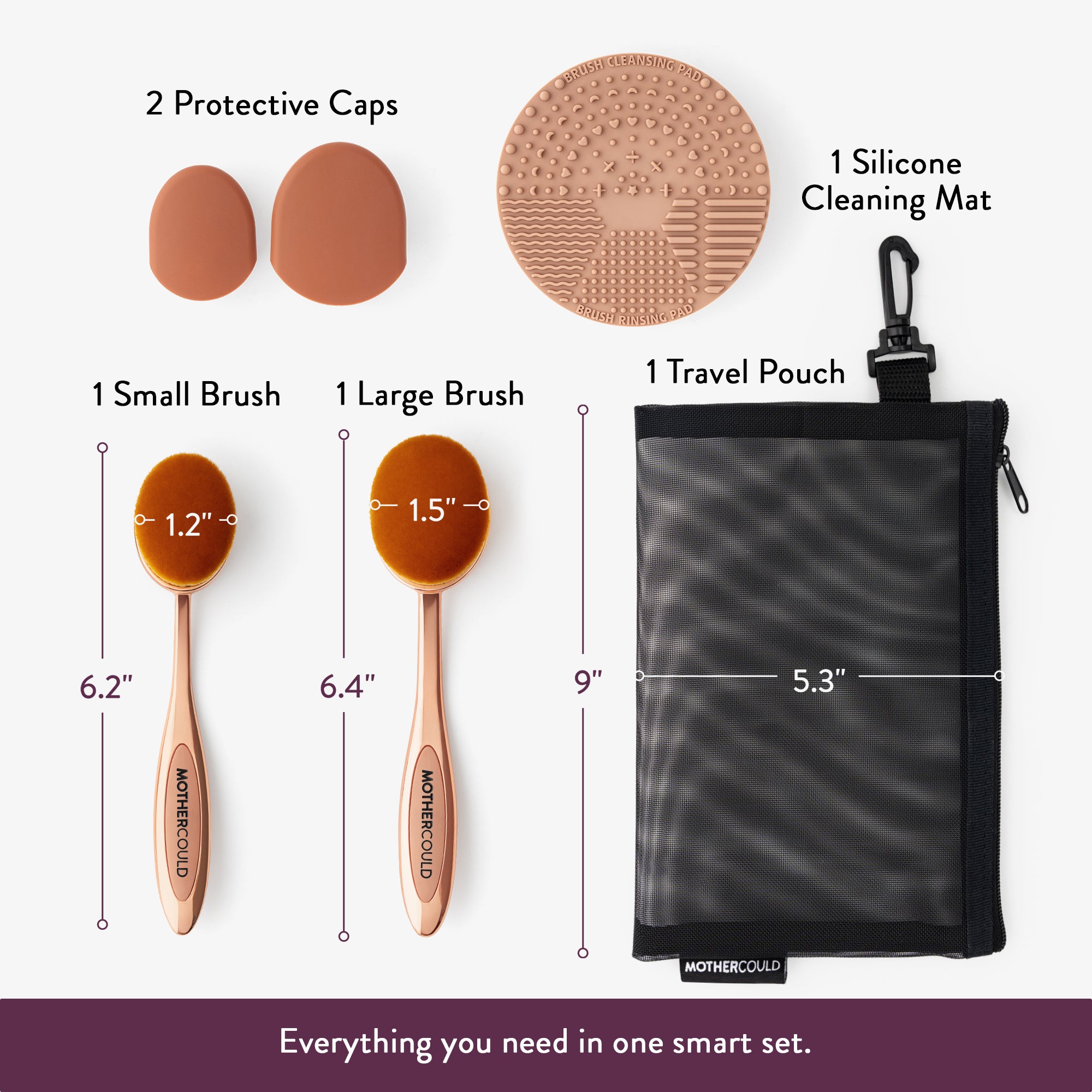 Premium Sunscreen Brush Set