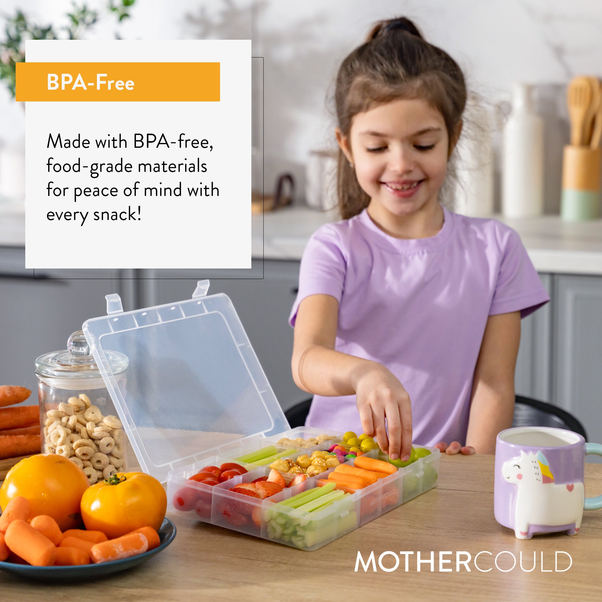 Large Snack Box Set for Kids (Set of 2)