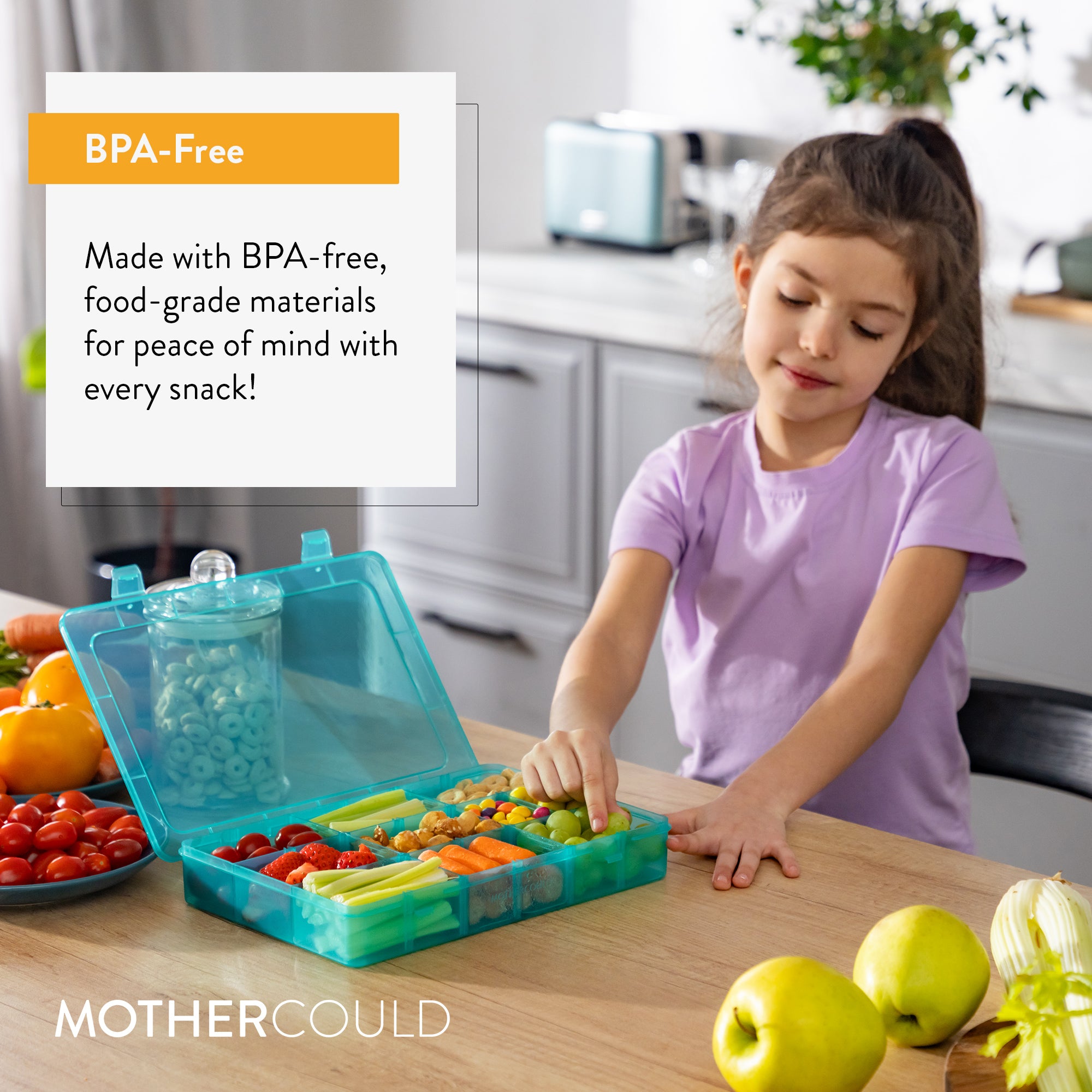 Large Snack Box Set for Kids (Set of 2)