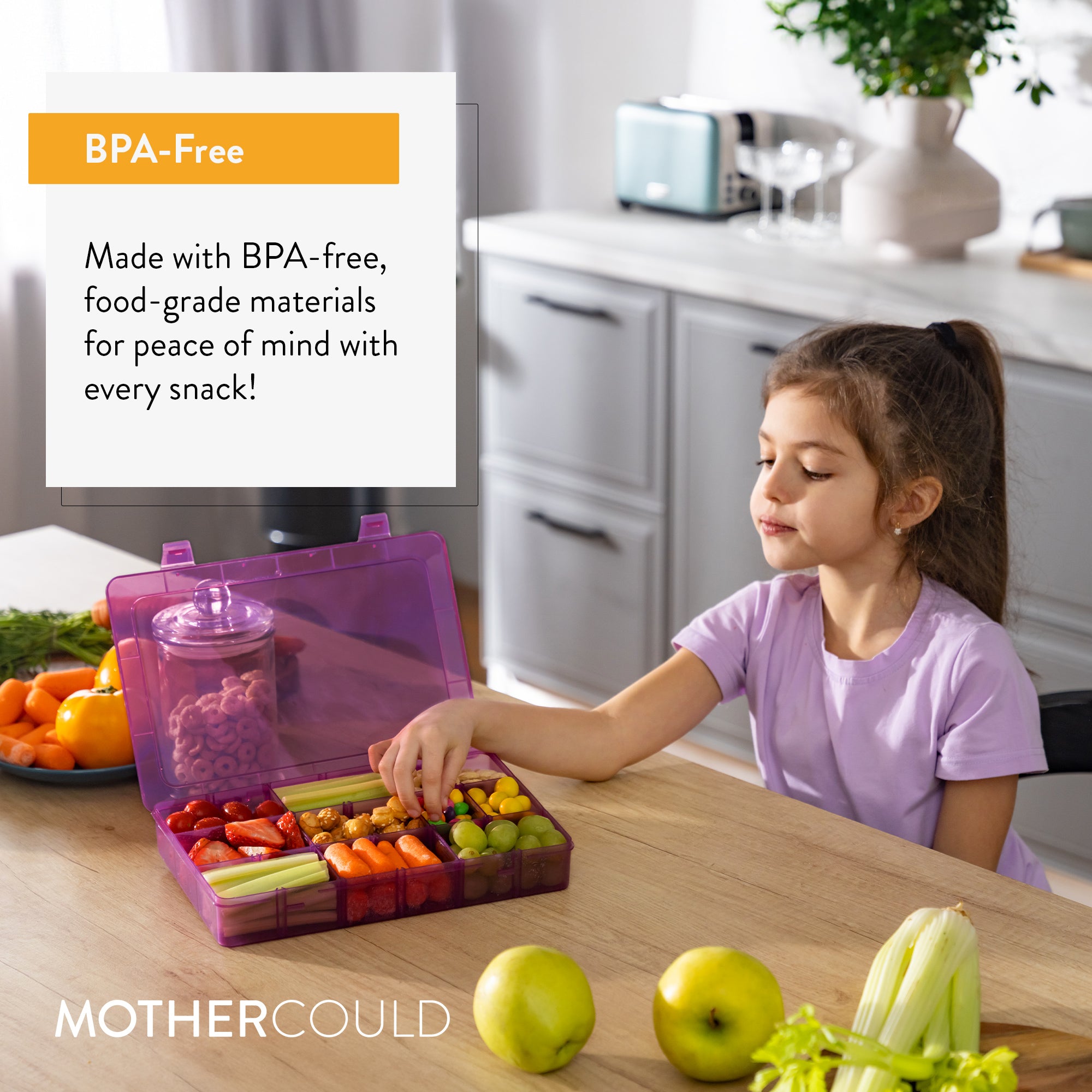 Large Snack Box Set for Kids (Set of 2)