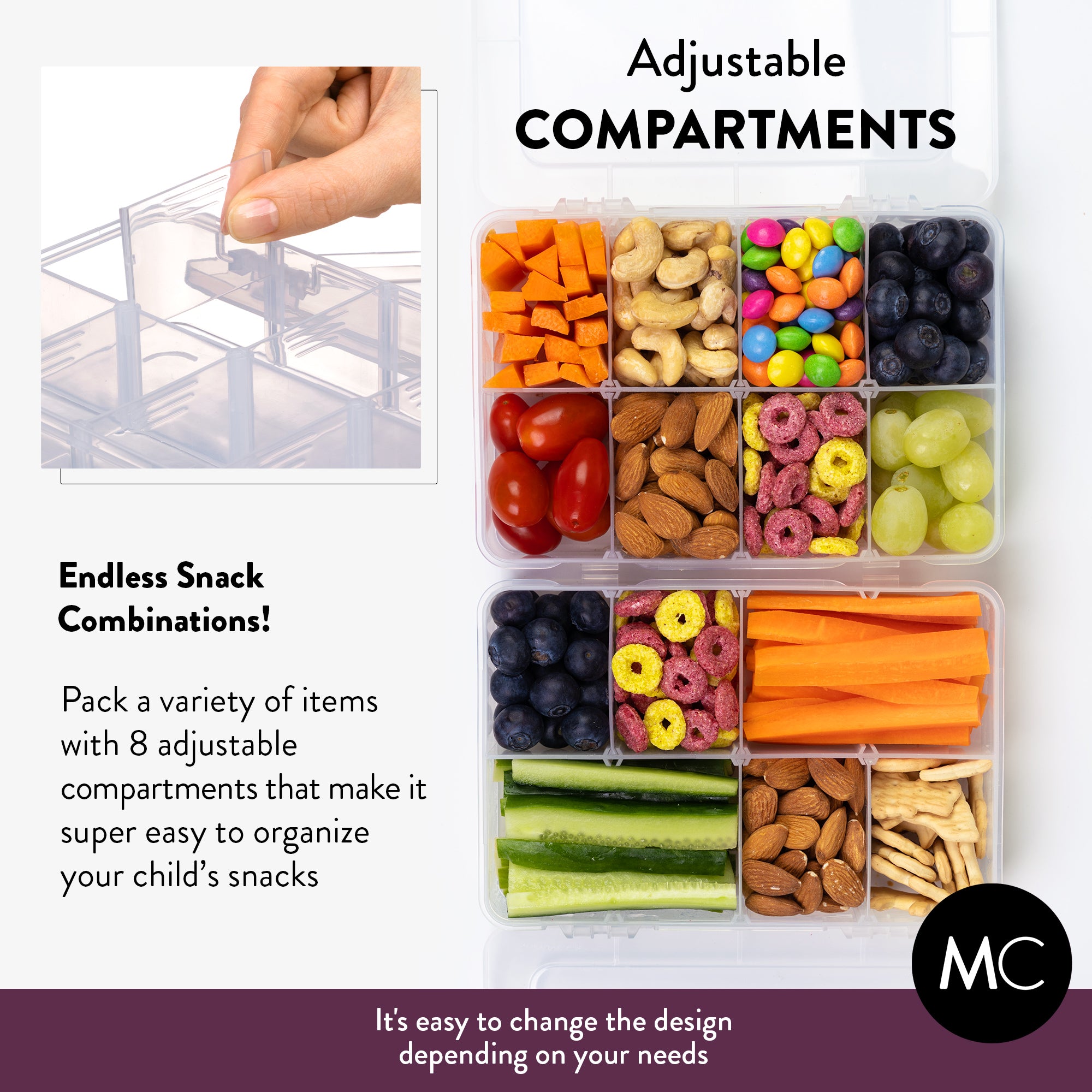 Snack Box Set for Kids (Set of 2)