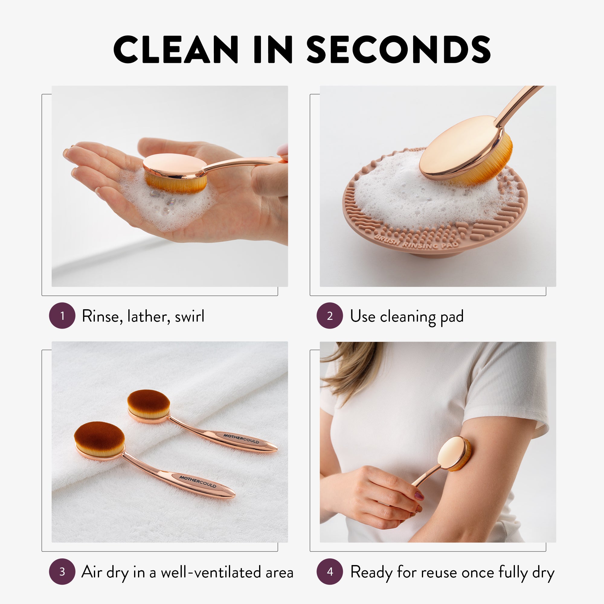 Premium Sunscreen Brush Set
