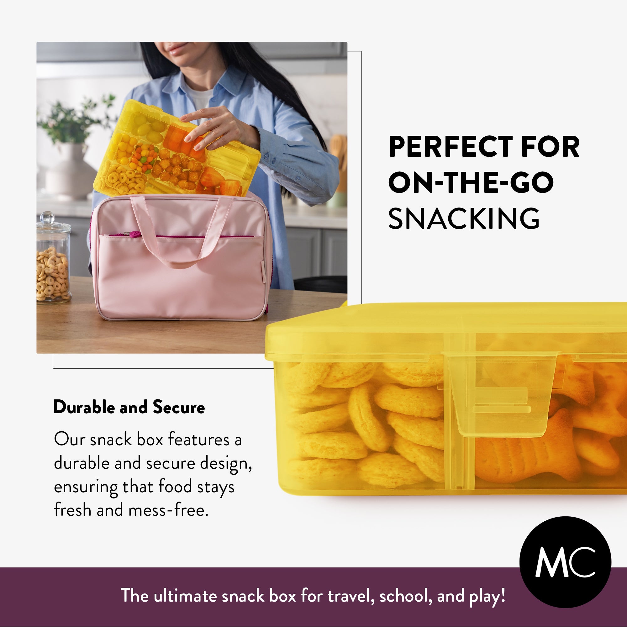 Large Snack Box Set for Kids (Set of 2)