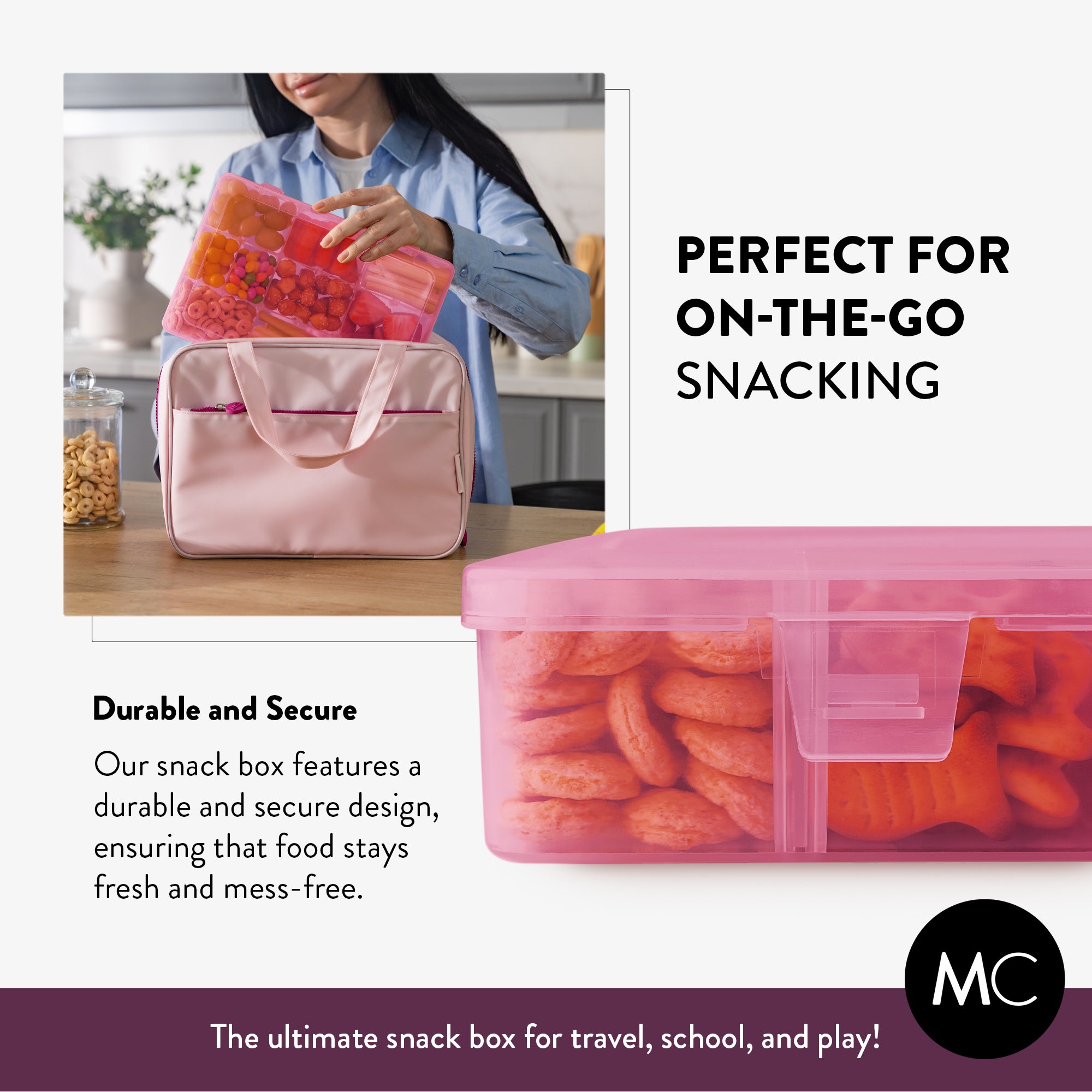 Large Snack Box Set for Kids (Set of 2)