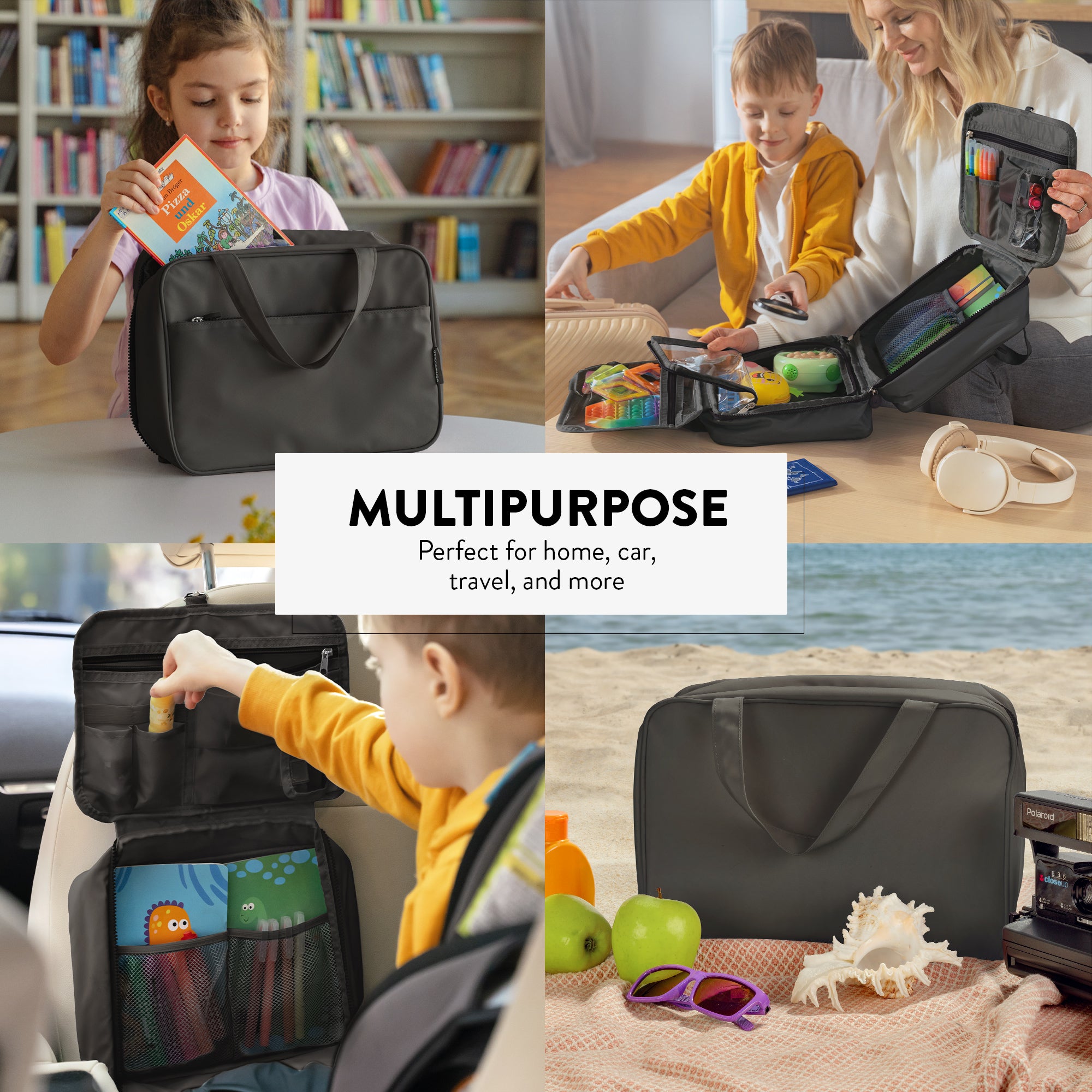 Large Kids Travel Organizer