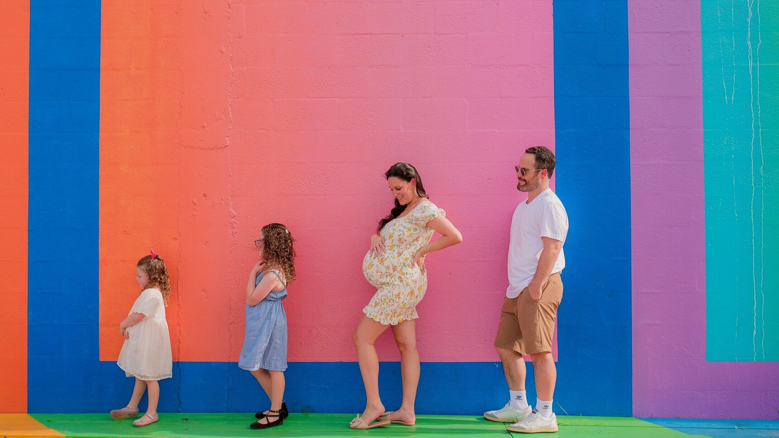 Myriam Sandler with her family, illustrating the personal inspiration behind the creation of Mothercould and their journey together.