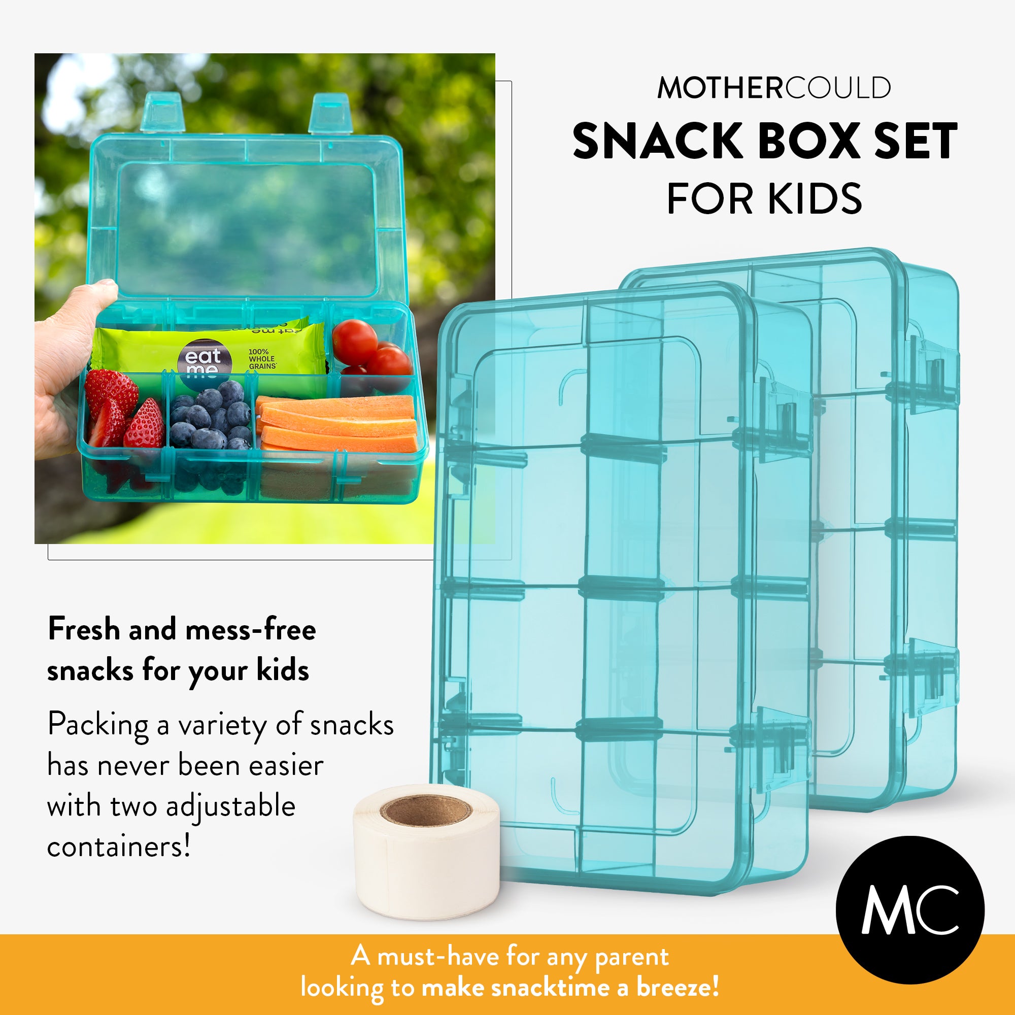 Snack Box Set for Kids (Set of 2)