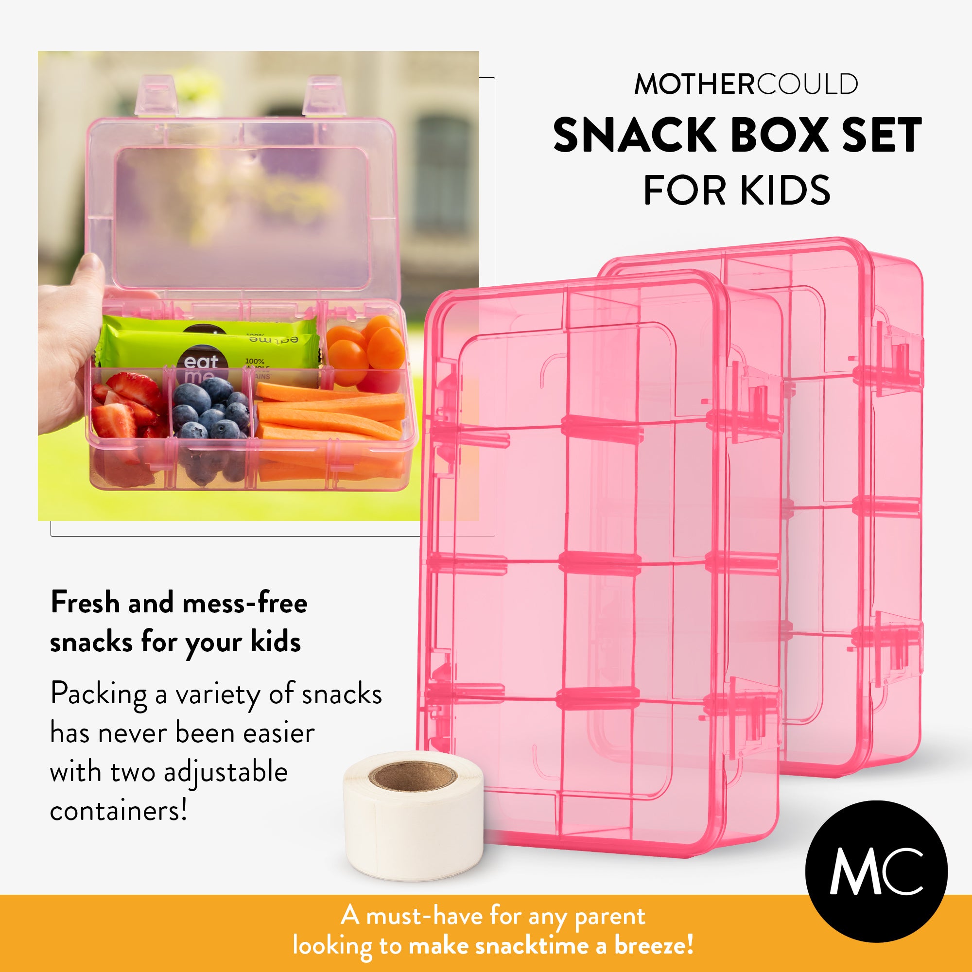 Snack Box Set for Kids (Set of 2)