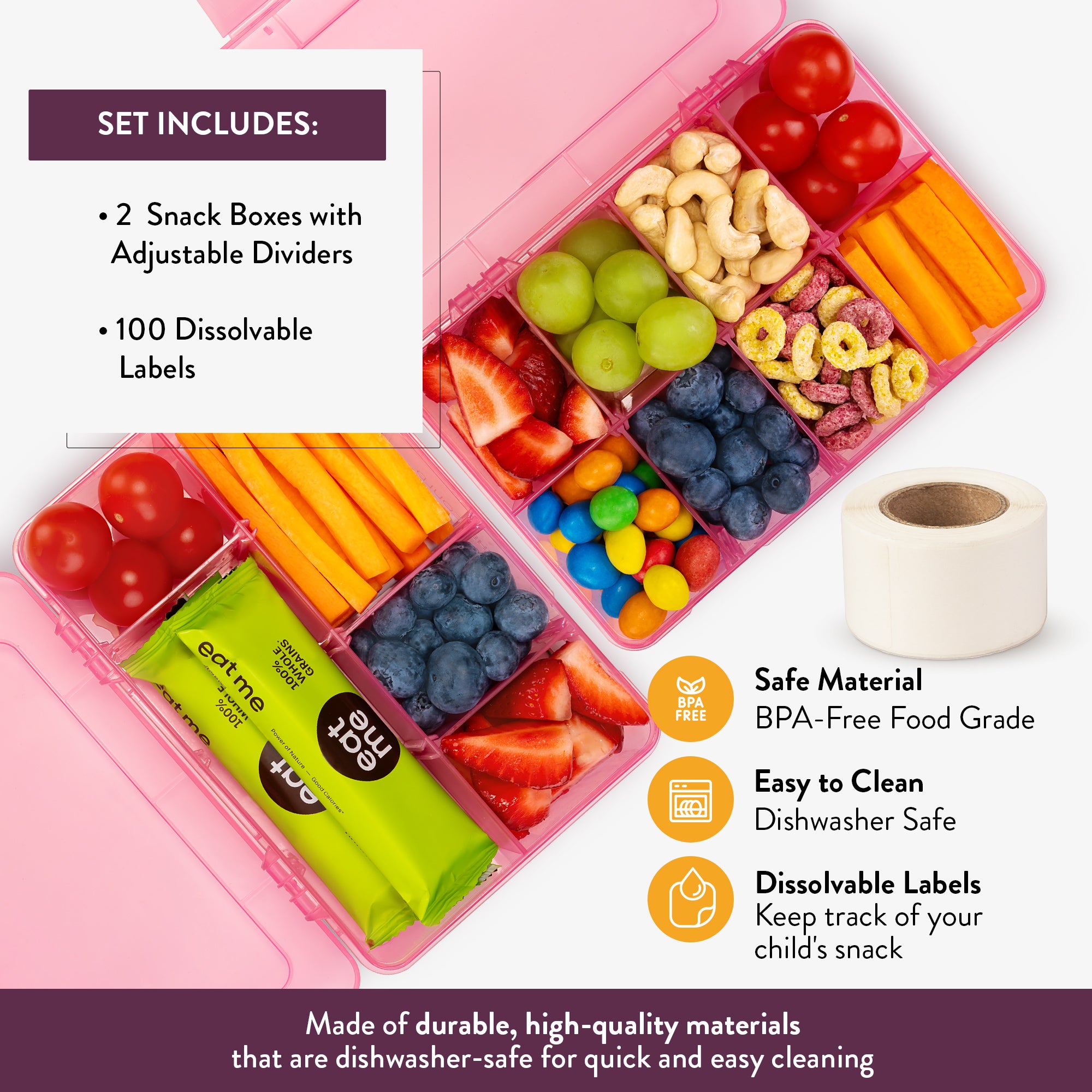 Snack Box Set for Kids (Set of 2)