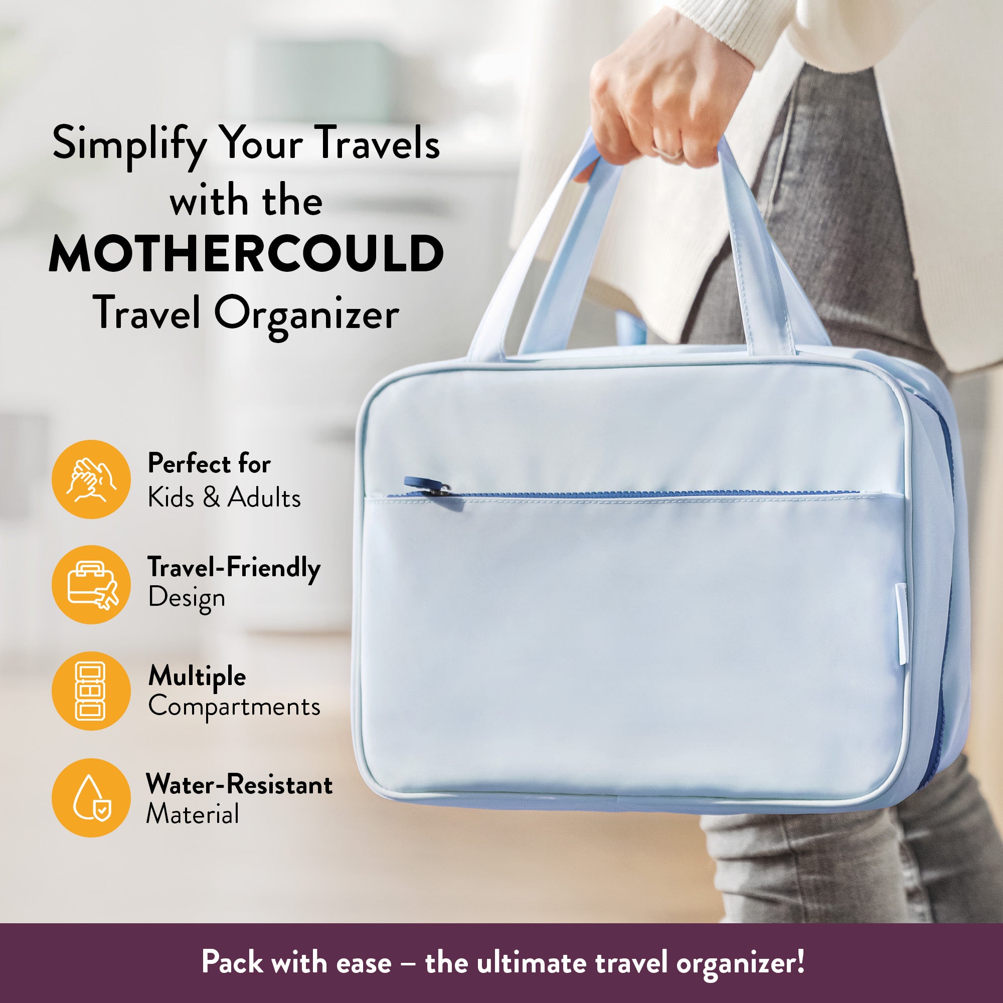 Large Kids Travel Organizer