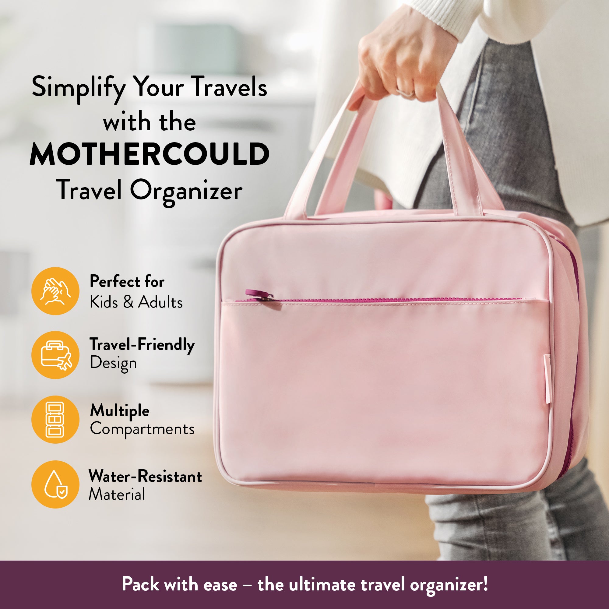 Large Kids Travel Organizer