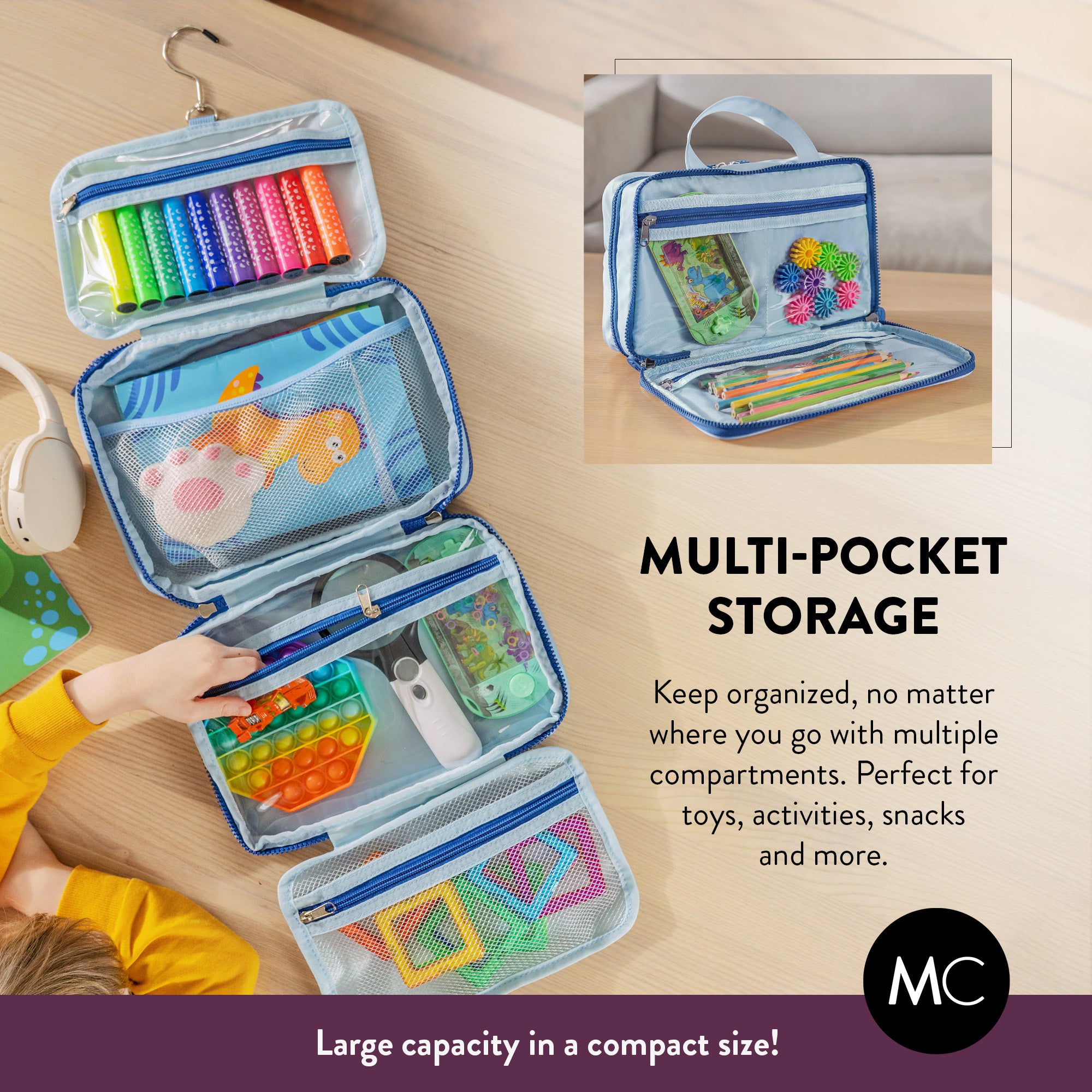 Small Kids Travel Organizer