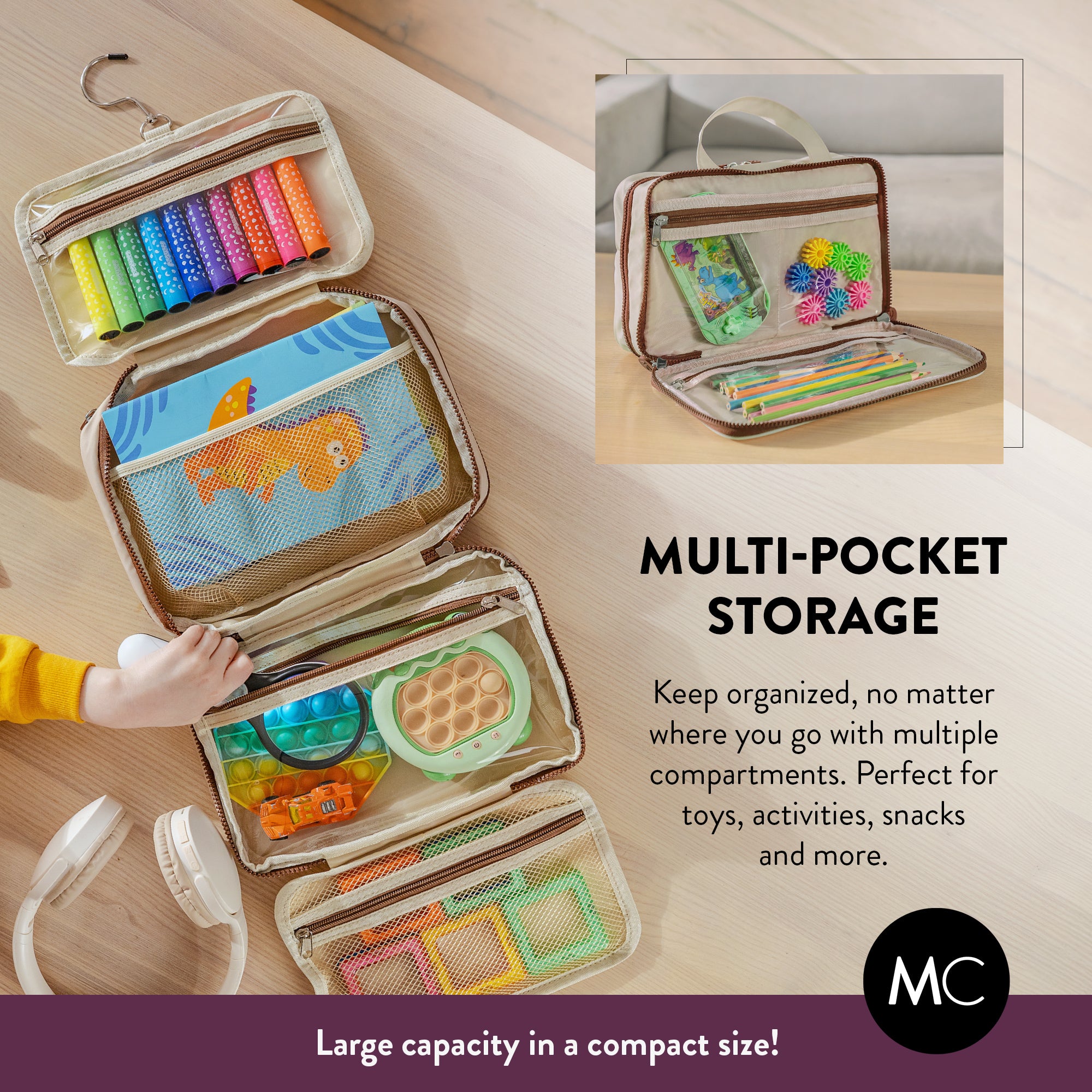 Small Kids Travel Organizer