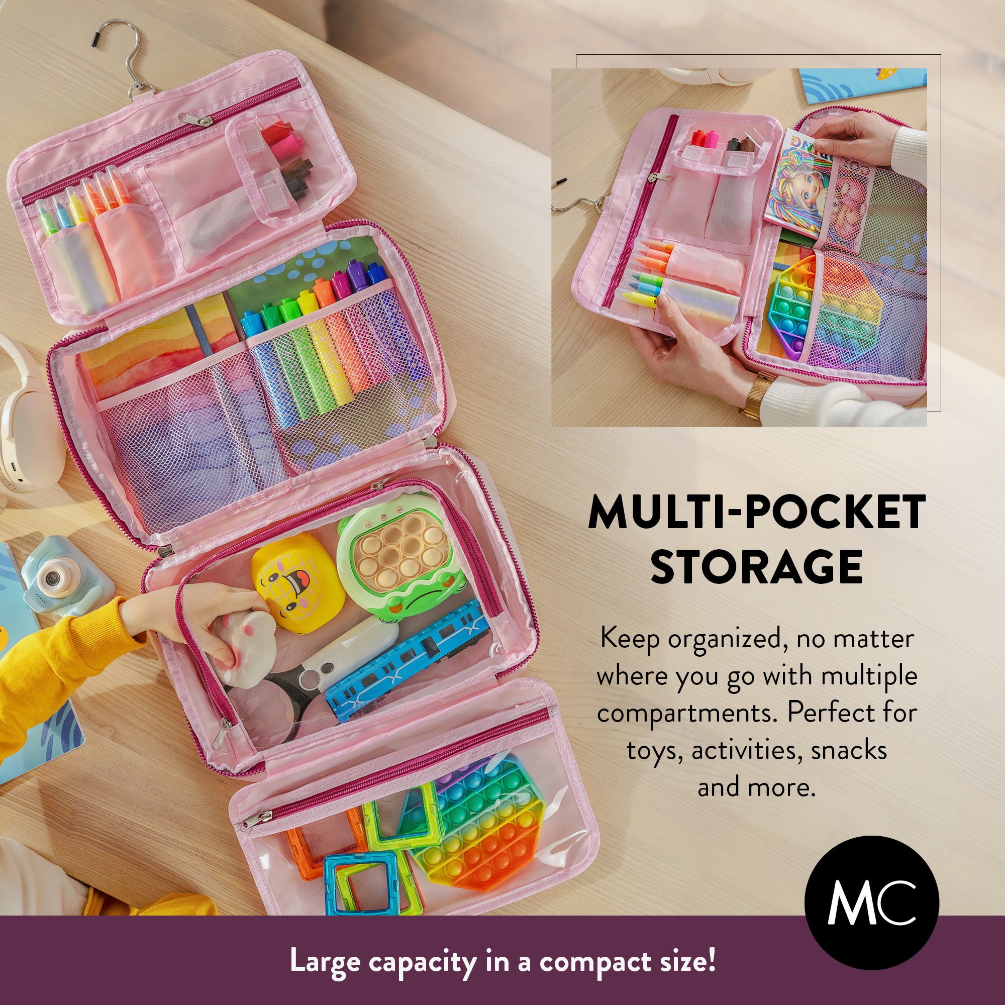 Large Kids Travel Organizer
