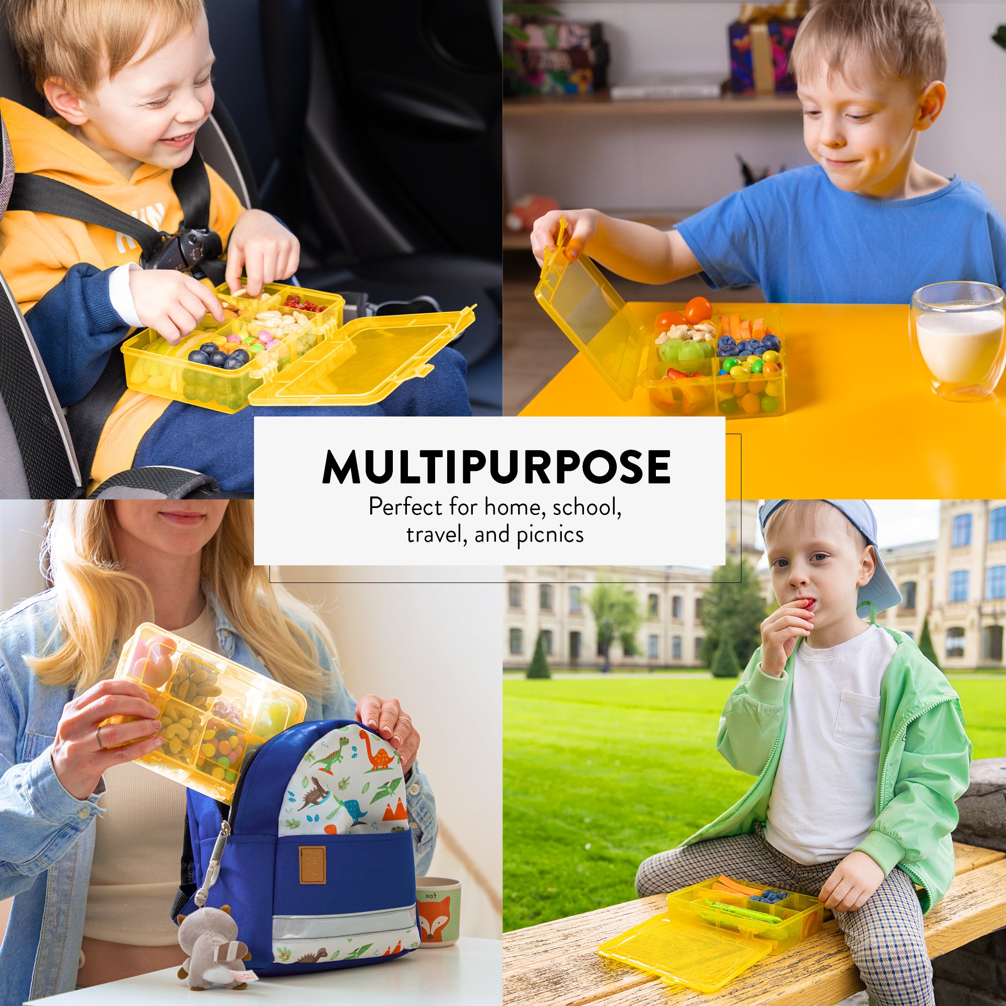 Snack Box Set for Kids (Set of 2)
