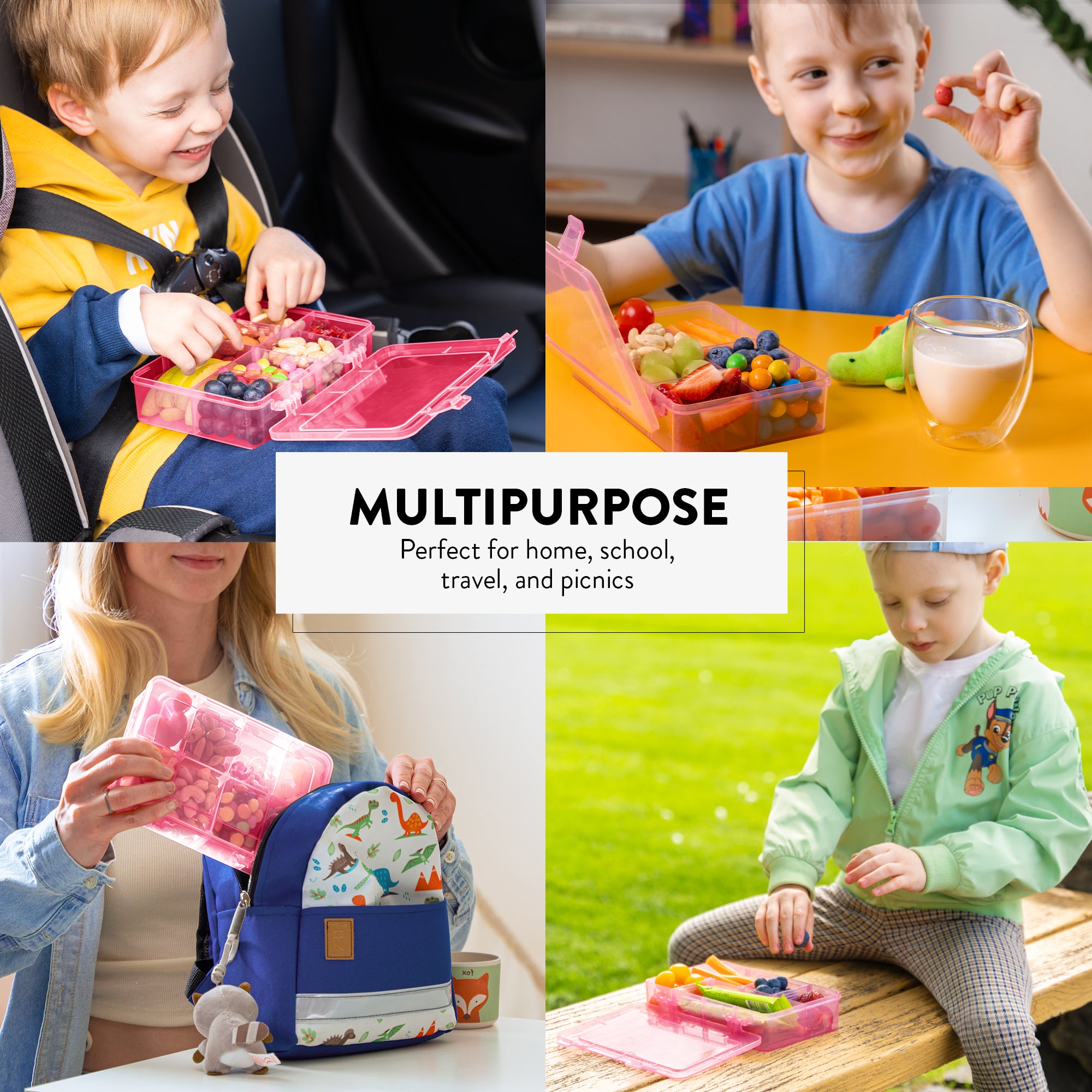 Snack Box Set for Kids (Set of 2)