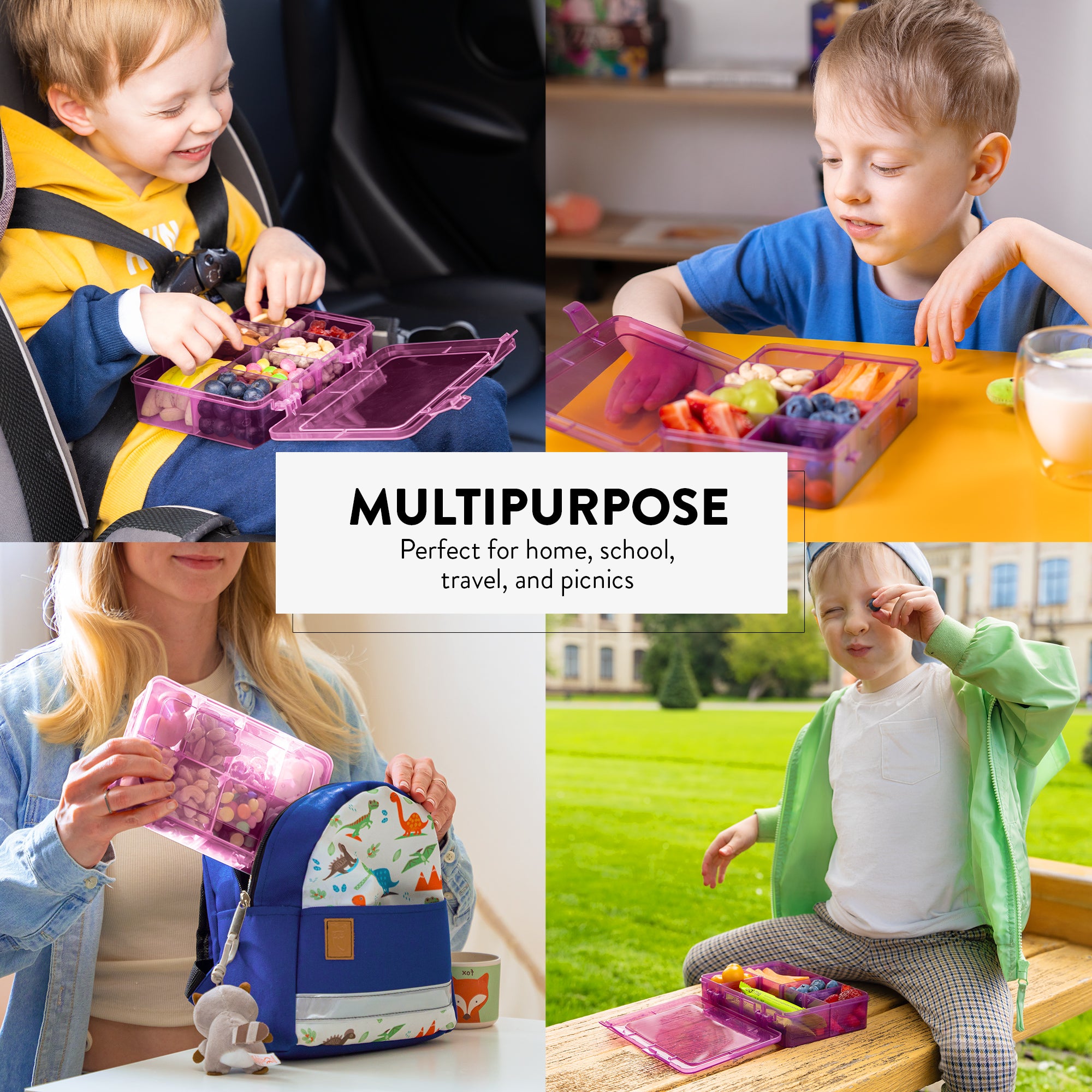 Snack Box Set for Kids (Set of 2)