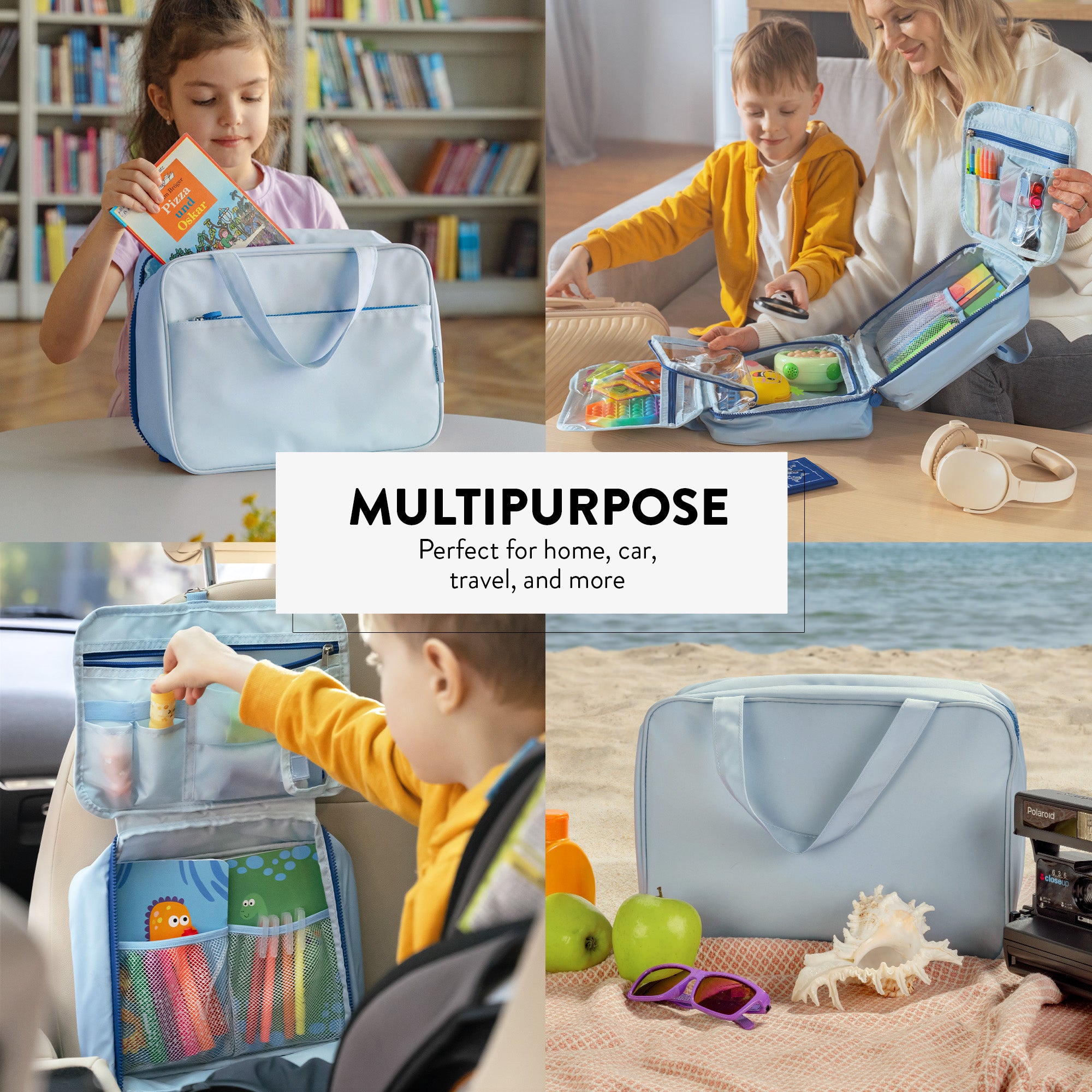 Large Kids Travel Organizer